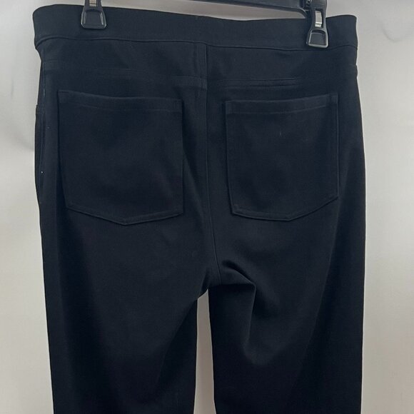 Spanx Women's L Black Denim Pull On Stretch Ankle‎ Slim Leggings - Picture 5 of 5